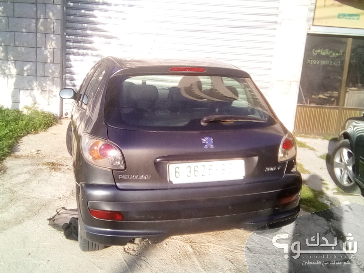 بيجو 206 موديل سنة 2011 شو بدك من فلسطين