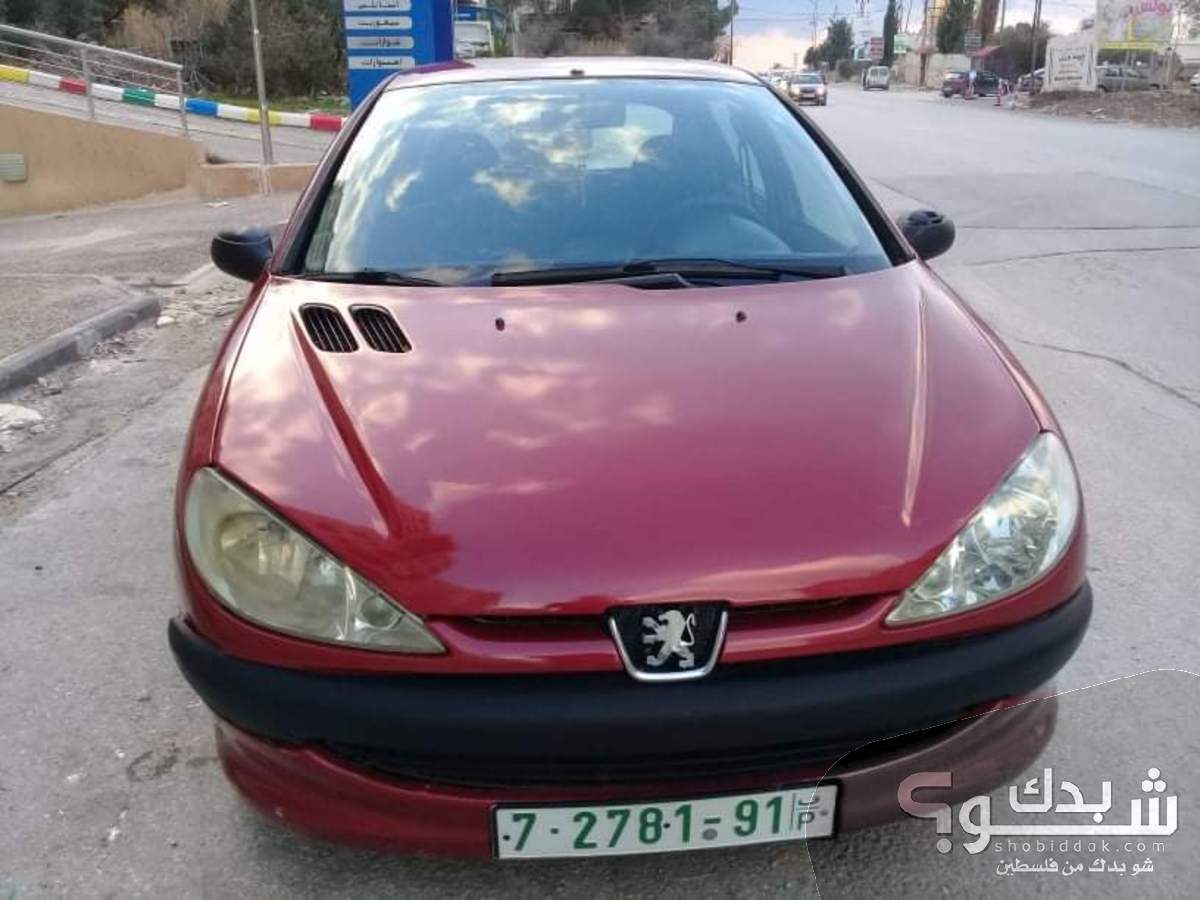 بيجو 206 موديل سنة 2006 شو بدك من فلسطين