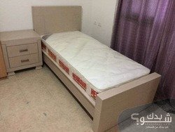 غرفة نوم مستعمل سرير مفرد للبيع شو بدك من فلسطين